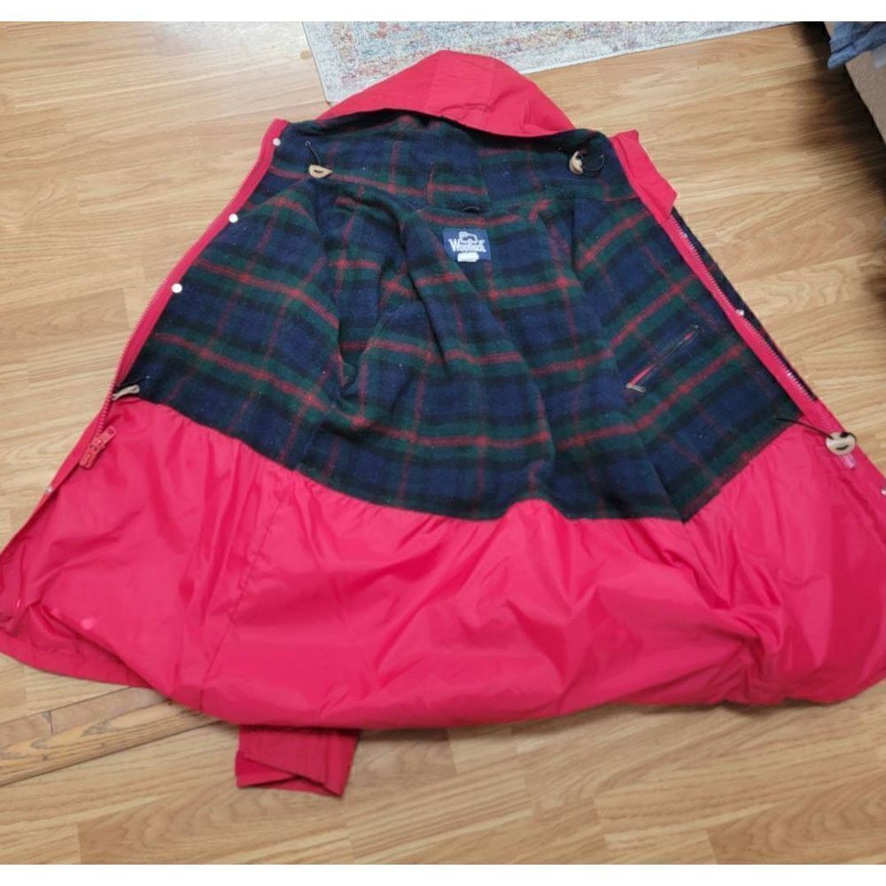 Vintage Woolrich Men's Hooded Jacket XL